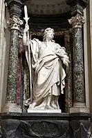 Saint Jude appelé aussi saint Thaddeus,basilique Saint-Jean-de-Latran, Rome, Italie.