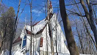 Chapelle Saint Mary's vue de côté.