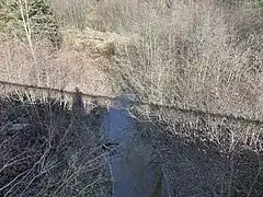 Ruisseau Durocher, du pont à poutres en béton armé P-01600, rang de la Petite-Rivière Nord