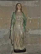 La statue de sainte Eulalie.