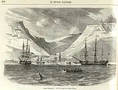 Sainte-Hélène - Rade de Jamestown.