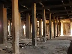 Bâtiment abandonné de l'établissement de Chacabuco lié à l'exploitation des gisements de nitrate