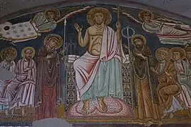 Registre supérieur. Jugement Dernier. Partie centrale.