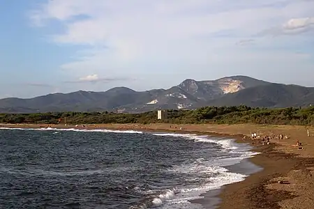 Plage de la Torre Vecchia.