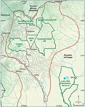Image illustrative de l’article Trinational de la Sangha