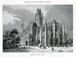 Lithographie 1857 année.