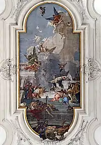 L'institution du Saint Rosaire par Tiepolo.