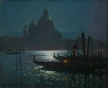 Santa Maria della Salute la nuit