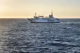 Ichnusa dans les bouches de Bonifacio