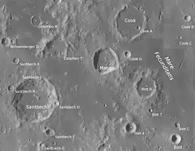 Image illustrative de l'article Monge (cratère)