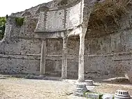 Exèdre du sanctuaire de Fortuna Primigenia.