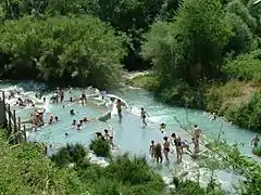 Terme de Saturnia en Toscane en Italie