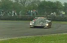 Photo d'une Sauber C9, aux 1 000 kilomètres de Silverstone 1987.