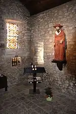 Terre cuite, chapelle saint Pierre transept nord XVIIe siècle.