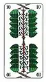 Dix de feuille.