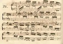 partition manuscrite