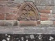 Tympan d'armoire eucharistique (XIVe et XVe siècles), église protestante.