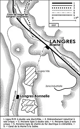 Voir la carte de la ligne.