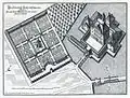 Le château d'Oranienbourg (de) et ses jardins, 1652.