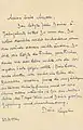 Lettre de Karl Fischer à l'occasion du 49e anniversaire de sa mère Maria, 29 juillet 1946