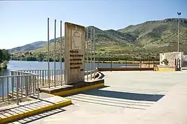 Quai fluvial de Vega Terrón : signalisation.