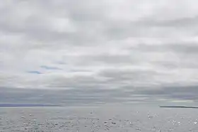 Vue du sud de la Segunda Angostura (à droite la péninsule Juan Masiá)