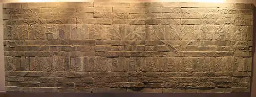 Briques moulées représentant les Sept Sages de la forêt de bambou, dynastie des Song du Sud, musée de Nankin.