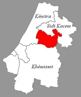 Carte de la circonscription.