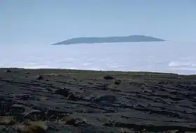 Vue de la sierra Negra depuis la Cumbre sur l'île Fernandina au nord-ouest.