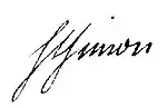 Signature de Claude-Anne de Rouvroy de Saint Simon