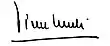 Signature de Pierre Merli