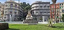 Fontaine de la Sirène, place Sannazaro, Naples
