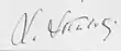 Signature de Leopold Skulski