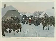 Napoléon Ier quitte la Grande armée à Smorgonie