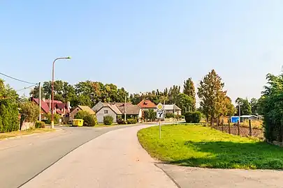 Smidary : rue Nádražní.