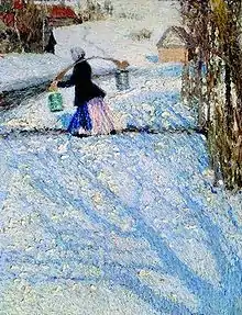 Igor Grabar. Neige de mars. 1904