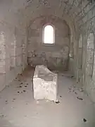 Crypte : une des chambres funéraires.