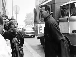 En 1989 avec László  Rajk.