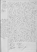 Son acte de mariage.