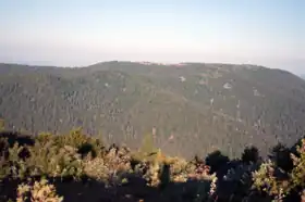 Le ballon de Servance vu du ballon d'Alsace.