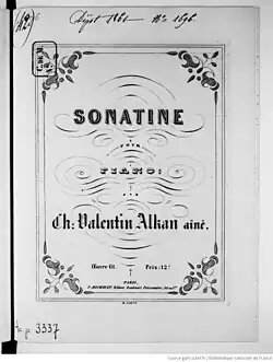 Image illustrative de l’article Sonatine d'Alkan