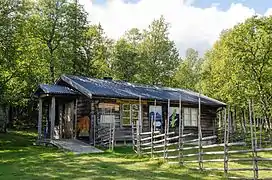 Chalet d'information à Nyvallen.