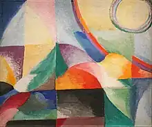 peinture couleur de formes géométriques très colorées