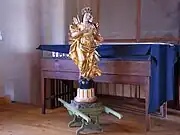 Statue de procession « Immaculée conception » (XVIIIe).