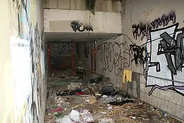 Souterrain en impasse, 2018.