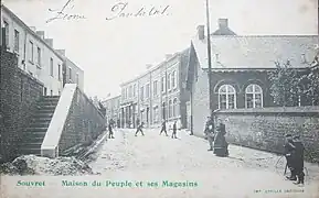 Ancienne CP : Maison du Peuple et ses magasins