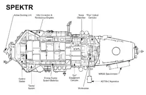 Vue en coupe de Spektr