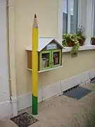 Nichoir à livres, mairie