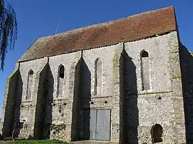 Ancienne chapelle devenue grange, seul vestige de la commanderie templière.