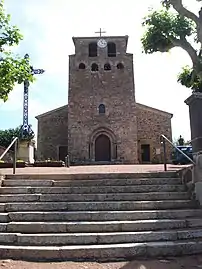 L'église de Saint-Jean dans Saint-Jean-le-Puy.
